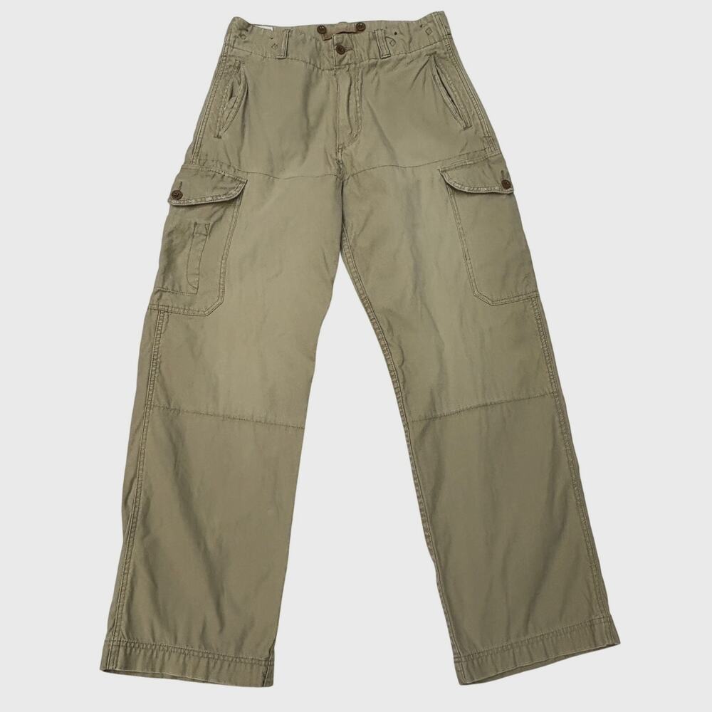 American Eagle Cargo Pants Mens Size 32x34 Tan Military Field Surplus Trousers